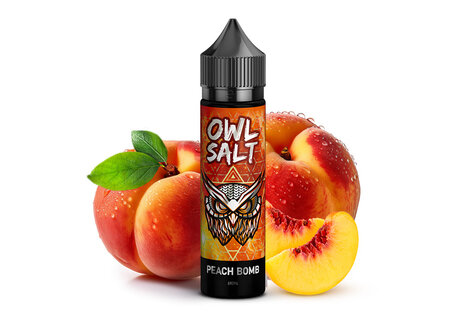 OWL Salt  Peach Bomb Aroma von OWL Salt - Aroma zum Liquid Mischen mit einer Base