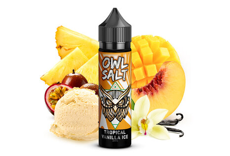 OWL Salt  Tropical Vanilla Ice Aroma von OWL Salt - Aroma zum Liquid Mischen mit einer Base