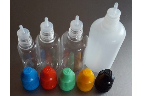 Tropferflasche 10 ml mit verschiedenen Deckelfarben