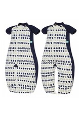 ErgoPouch + Sleepsuit navy paint 1.0 tog 2-12mnd