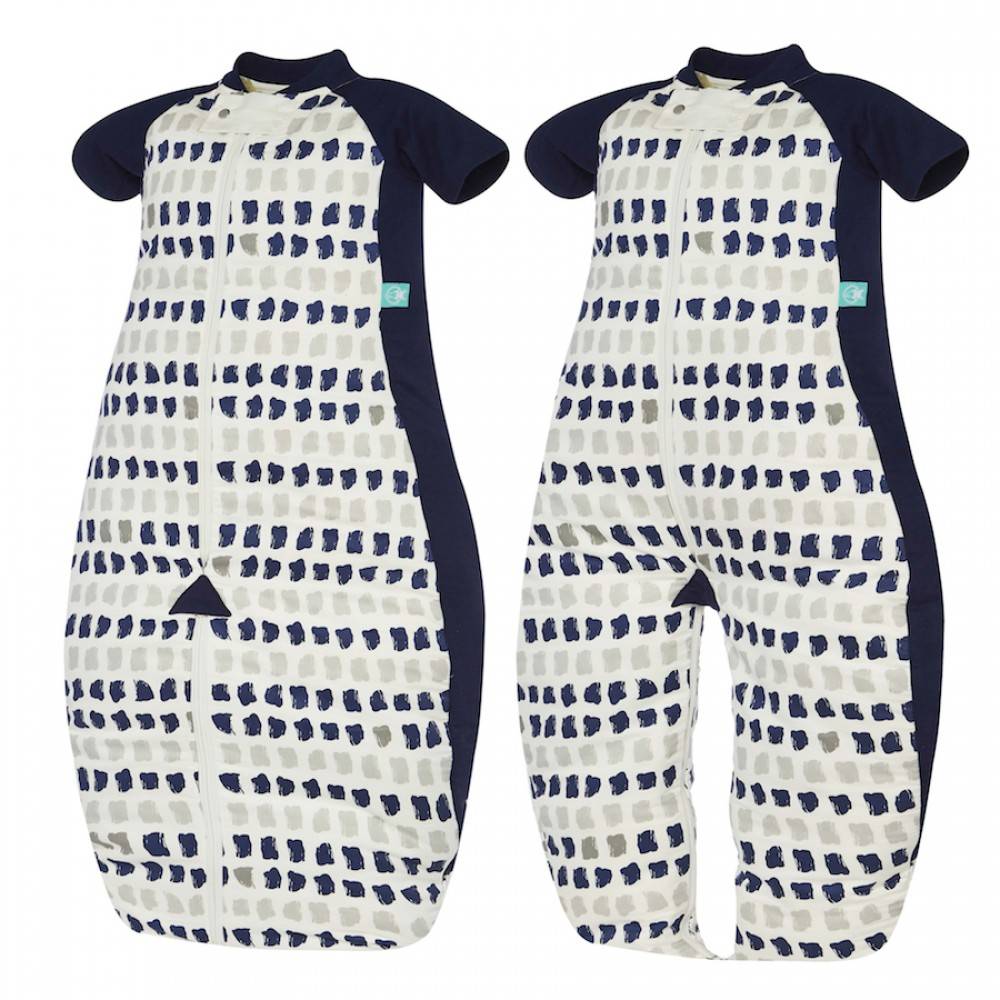 ErgoPouch + Sleepsuit navy paint 1.0 tog 2-12mnd