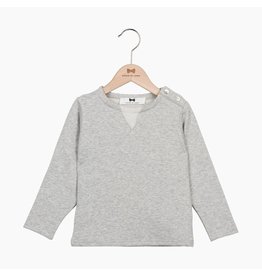 House of Jamie ° Classic V Sweat (pink & grey)