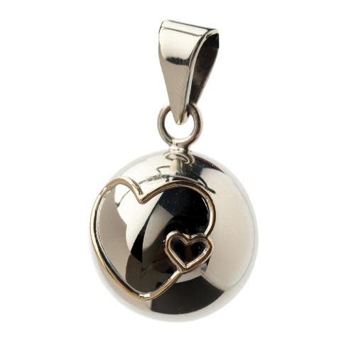 Babylonia + Bola Zilver Met Groot & Klein Hart