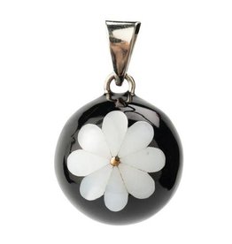 Babylonia + Bola Zwart Met Witte Bloem