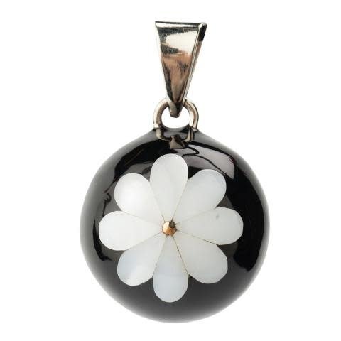 Babylonia + Bola Zwart Met Witte Bloem