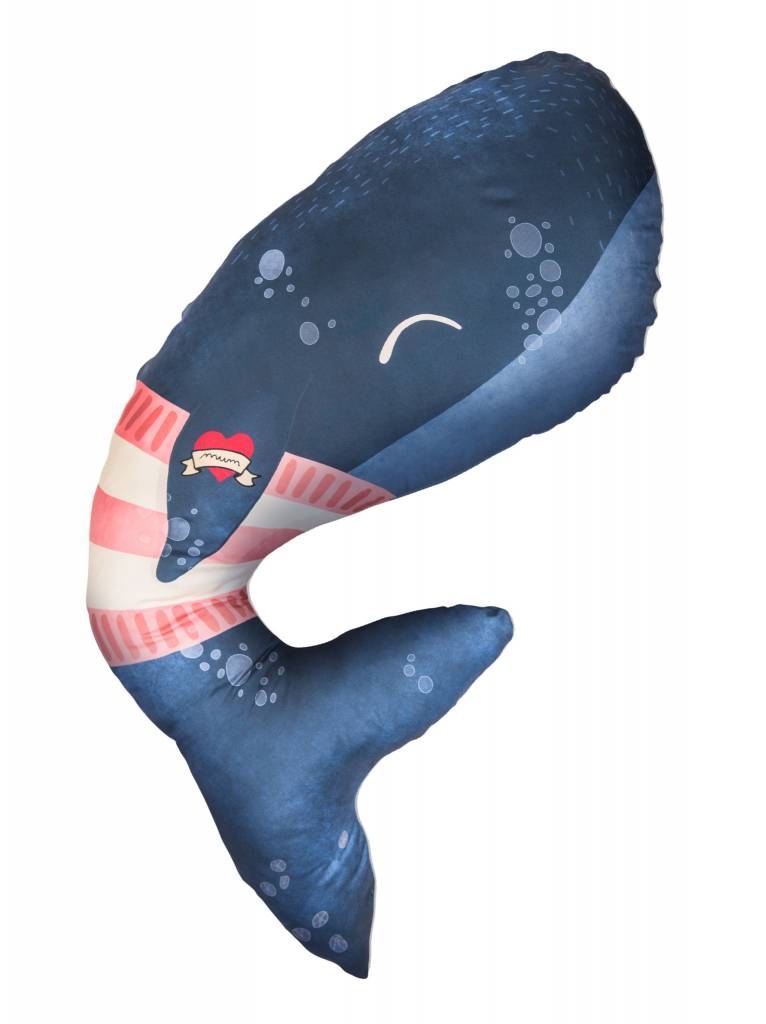 Babybites + Borstvoedingskussen Walvis