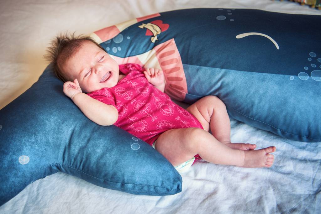 Babybites + Borstvoedingskussen Walvis