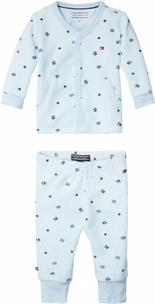 Tommy Hilfiger - Velours Flags Baby Boy 2 Piece