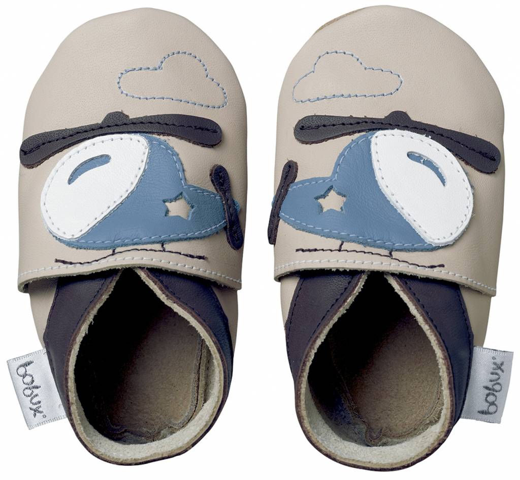 Bobux + Bobux Soft Sole Helicopter Beige