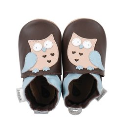 Bobux + Bobux Soft Sole Owl Brown