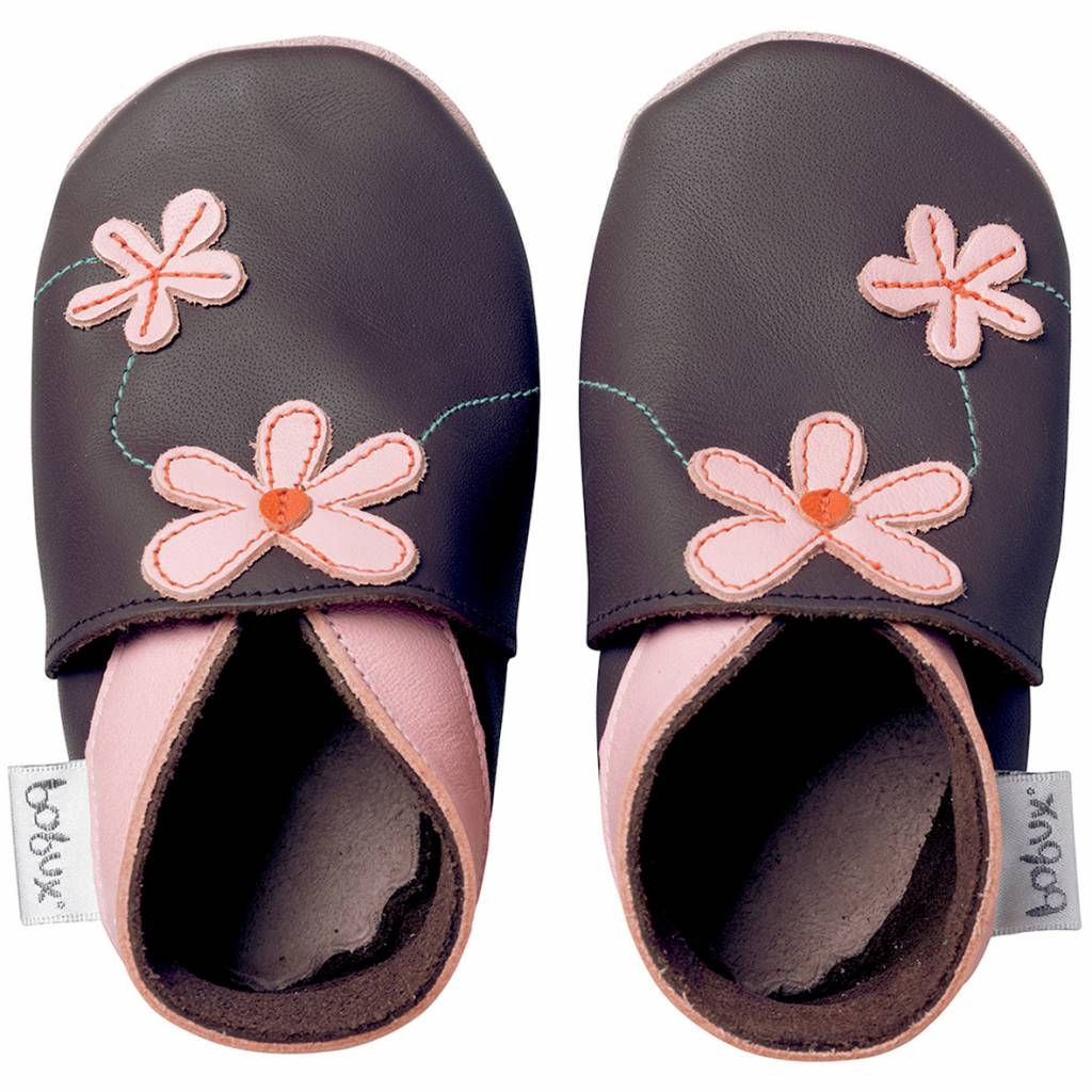 Bobux + Bobux Soft Sole Chocolat Daisy