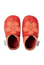 Bobux + Bobux Soft Sole Red Orange Flower