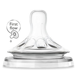 Philips AVENT * Natural Zuigspeen First Flow (2stuks)