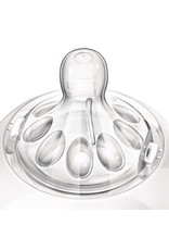 Philips AVENT + Natural Zuigspeen 4 gaatjes (2stuks)