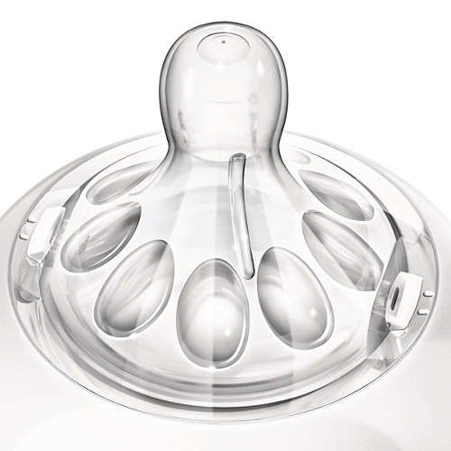 Philips AVENT + Natural Zuigspeen 4 gaatjes (2stuks)