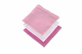 Jollein + Hydrofiel Washandje fushia/pink/white (3pack)