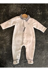 First Collection - Grey Teddy Bear Combi Tweed On Back