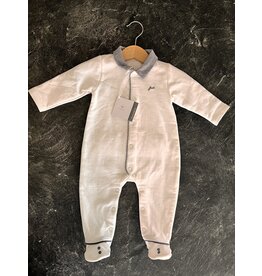 First Collection - Grey Teddy Bear Combi Tweed On Back