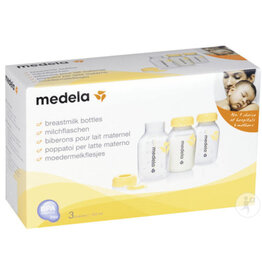 Medela + Moedermelkflesjes