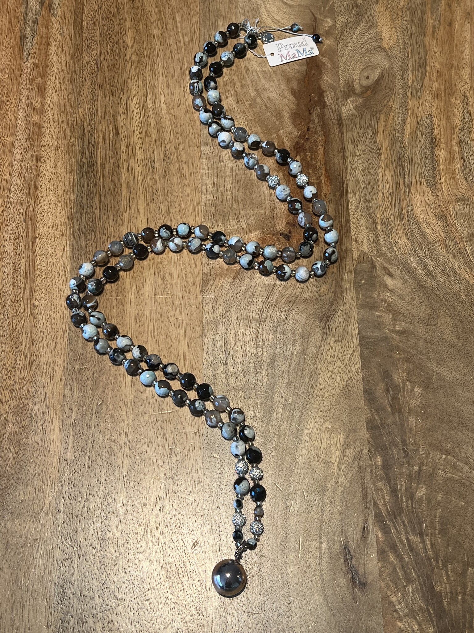 Proud MaMa + Babybell Agate blauw/bruin