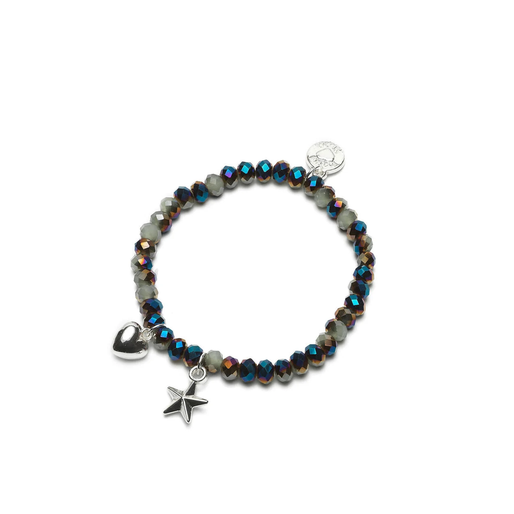 Proud MaMa + Armband Charm ster/hart