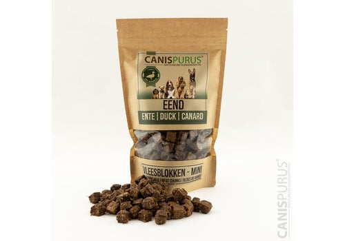 Canis Purus Vleesblokken mini Eend 150 gram