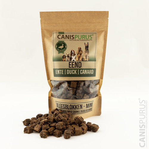 Canis Purus Vleesblokken mini Eend 150 gram