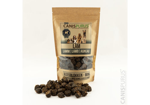 Canis Purus Vleesblokken mini Lam 150 gram