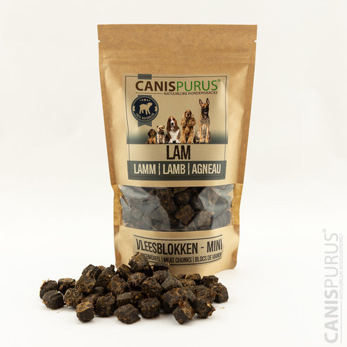 Canis Purus Vleesblokken mini Lam 150 gram