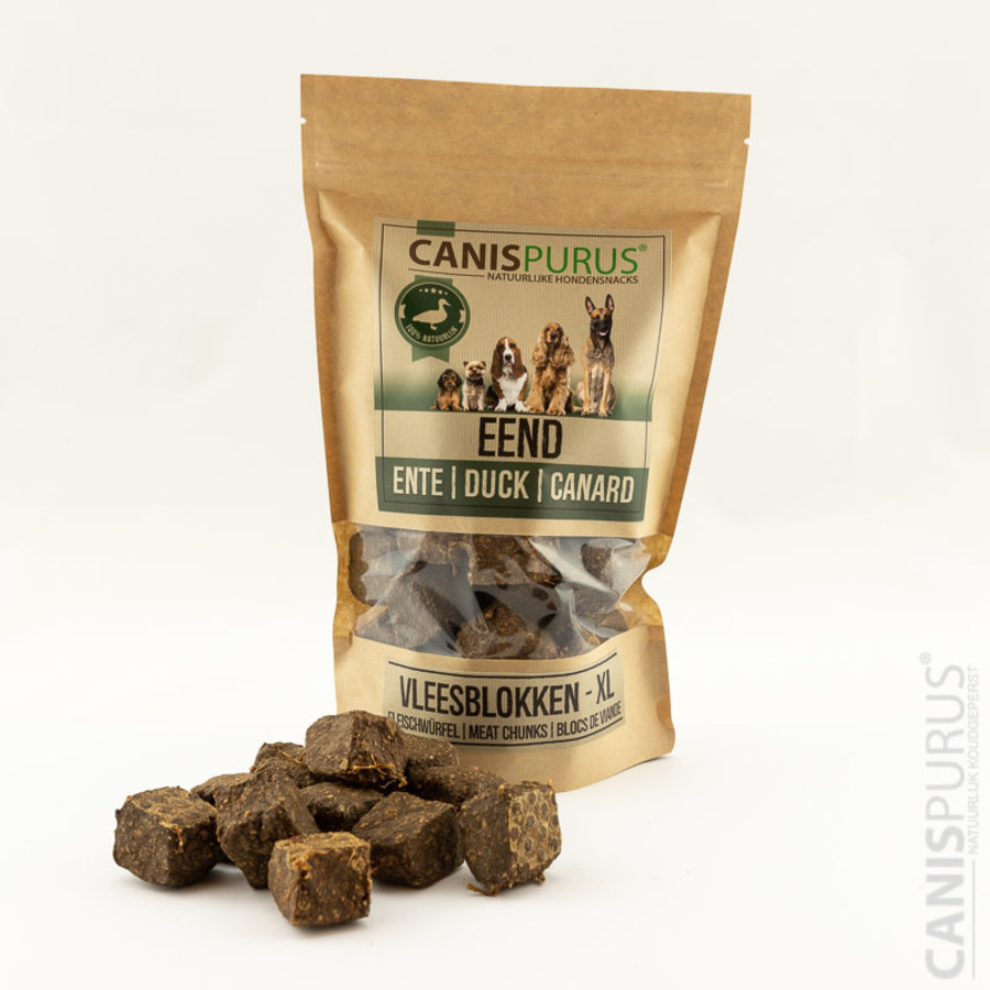 Vleesblokken XL Eend 300 gram