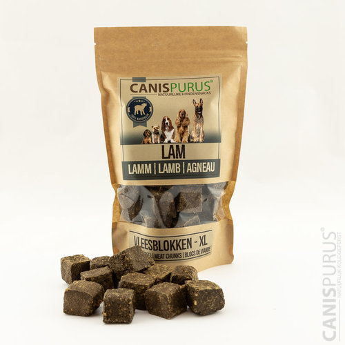 Canis Purus Vleesblokken XL Lam 400 gram