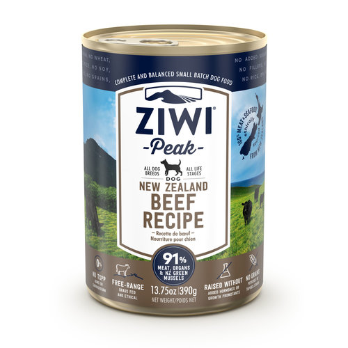 Ziwipeak Dog blik Beef 390 gram