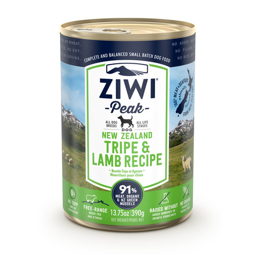 Ziwipeak Dog blik Tripe & Lamb 390 gram