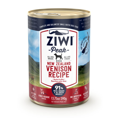 Ziwipeak Dog blik Venison 390 gram