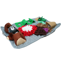 *Speelmat met knuffel 70 x 50 cm