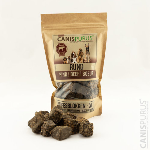 Canis Purus Vleesblokken XL Rund 300 gram