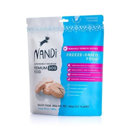 Nandi Freeze Dried Food Bushveld Venison 400 gram