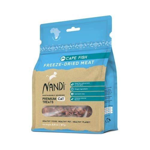 Nandi Freeze Dried Treats Cape Fish 57 gram