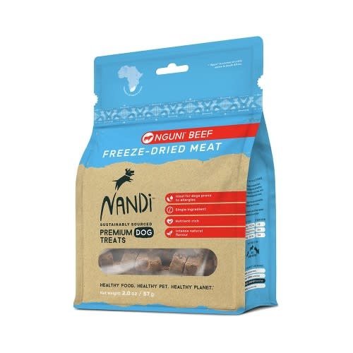 Nandi Freeze Dried Treats Nguni Beef 57 gram