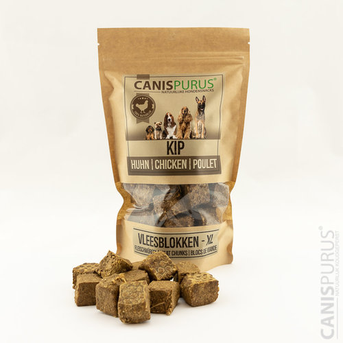 Canis Purus Vleesblokken XL Kip 400 gram