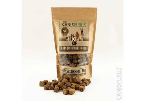 Canis Purus Vleesblokken mini Kip 150 gram