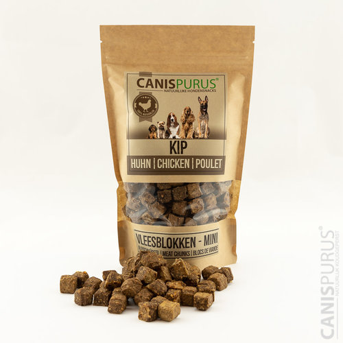 Canis Purus Vleesblokken mini Kip 200 gram