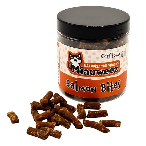 Miauweez Salmon Bites 125 gram