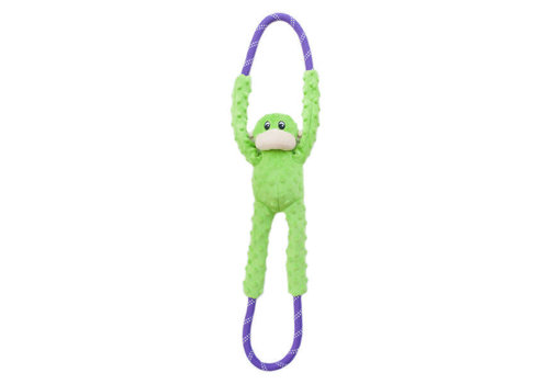 ZippyPaws RopeTugz – Green Monkey