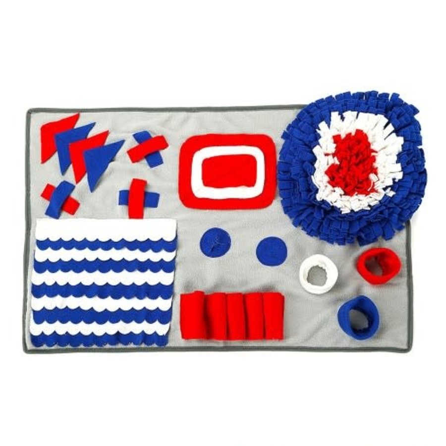 Fun House Snuffle Mat Blue