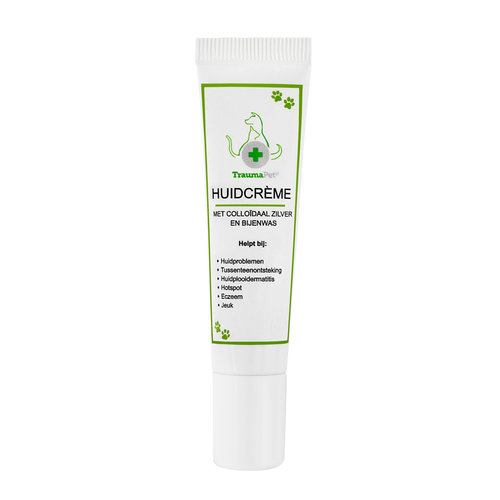 TraumaPet Huidcrème 15 ml met Colloïdaal Zilver en Bijenwas TraumaPet Huidcrème 15 ml met Colloïdaal Zilver en Bijenwas