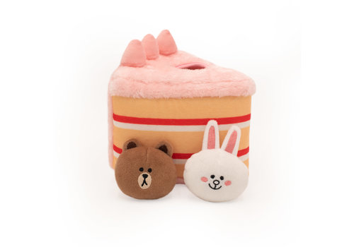 ZippyPaws Zippy Burrow – Brown and Cony in Cake