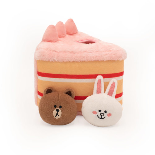 ZippyPaws Zippy Burrow – Brown and Cony in Cake
