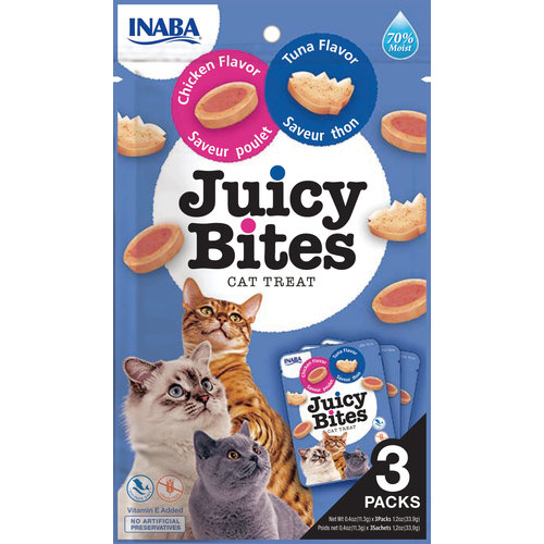 Inaba Juicy Bites Cat Tuna & Chicken