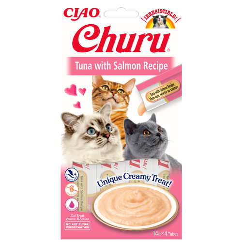 Inaba Churu Cat Tuna With Salmon